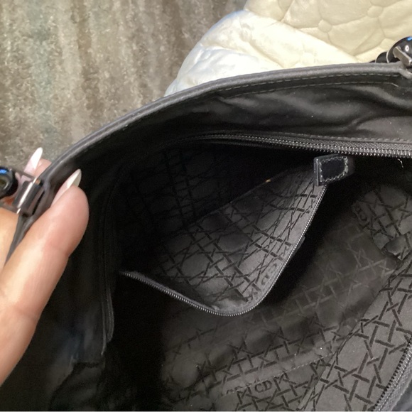 Christian Dior Malice black nylon shoulder bag with beads and silver hardware - Picture 12 of 16